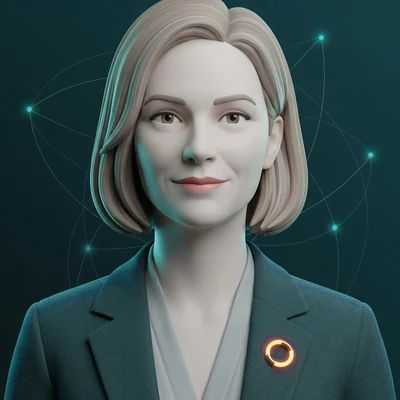 Nora, gezeichnete KI-Assistentin von Kurano